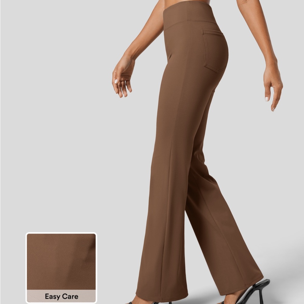 HALARA Brown Wide Leg Women's Pants